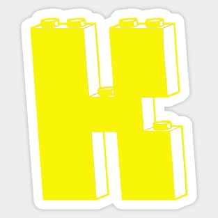 THE LETTER K Sticker